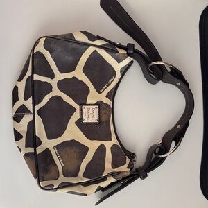 Dooney & Bourke Brown and Cream Shoulder Bag